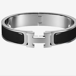 100% AUTHENTIC BLACK HERMES BRACELET